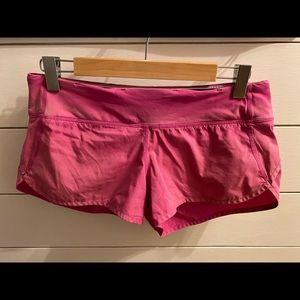 Lululemon Speed Shorts Size 8